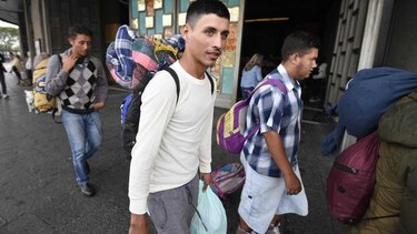 Caravana de migrantes llega a Ciudad de México
