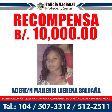 Caso de la menor Aderlyn Llerena pasa a la Sección de Homicidio y Femicidio de San Miguelito