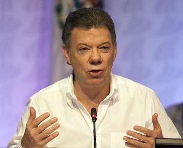 Santos tiene la mayor intención de voto en presidenciales colombianas