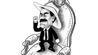 El dictadorzuelo no se quiere ir