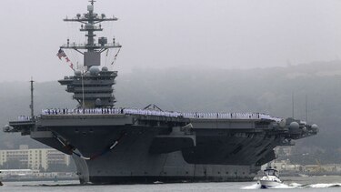 Portaaviones de Estados Unidos y su flota se dirigen a la península coreana