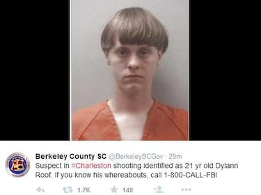 Estados Unidos busca pena de muerte para asesino de Charleston