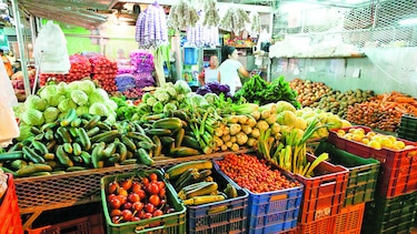 Menos compradores de alimentos frescos