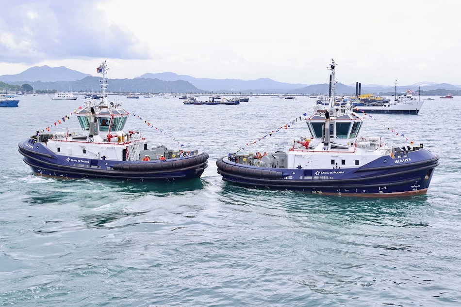 Canal de Panamá incorpora dos nuevos remolcadores a su flota