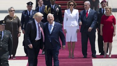 Donald Trump llega a Israel para la segunda etapa de su gira