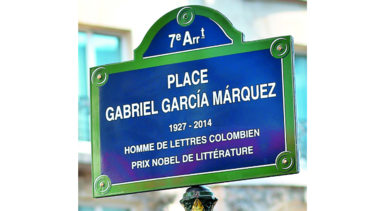 Plaza en honor a Gabo en París