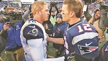 Goff-Brady, la juventud ante la experiencia
