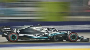 Hamilton fue el más rápido en Singapur