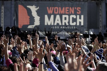 Gigantesca segunda 'Marcha de las mujeres' anti Donald Trump