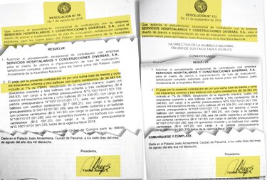 Yanibel Ábrego otorgó millones de dólares en contratos directos