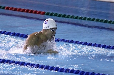 Natación: Edgar Crespo establece marca y pasa a la final en los 50 metros pecho