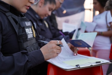 Migrantes en el sur de México ya pueden tramitar citas con la aplicación habilitada por el Gobierno de Estados Unidos
