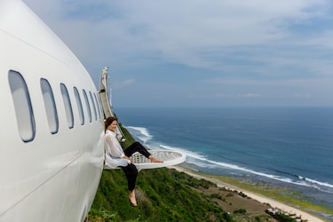 Un hotel de lujo dentro de un avión de pasajeros