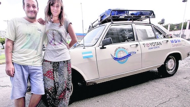 La vuelta en un auto de 1974
