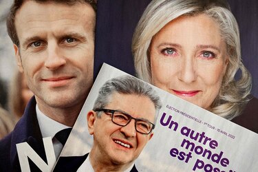 Macron ataca a Le Pen en el último día de campaña de la presidencial en Francia