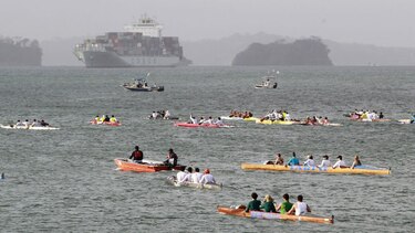 ¡A remar en la bahía!   Arranca temporada de cayucos