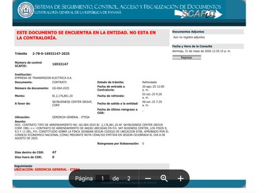 Etesa se mudó a un edificio de los hermanos Carretero, pese a las sanciones de la OFAC