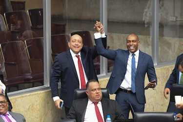 Diputados Jairo ‘Bolota’ Salazar y Crispiano Adames protagonizan altercado en la Asamblea Nacional; se habla de puños y patadas