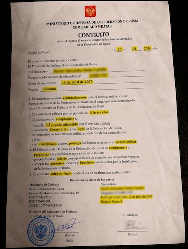 Siete panameños, contratados por Rusia y Ucrania como mercenarios en la guerra