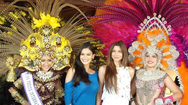 Miss Universo 2015 visita Chitré