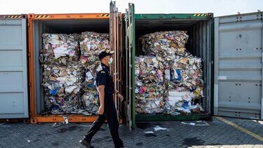 Indonesia devolverá a Australia más de 200 toneladas de basura