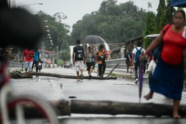 Escasez de gasolina en Bocas del Toro por los múltiples bloqueos de carreteras