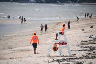 Sinaproc mantiene medida de bandera roja en playas y ríos de las provincias afectadas por el mal tiempo