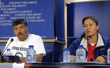 Familiares de estudiantes mexicanos desaparecidos piden ayuda al Parlamento Europeo