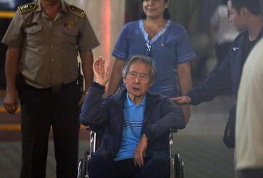El expresidente Fujimori, sometido a una operación para descartar un tumor en la lengua