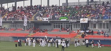 Bandas musicales se presentan en el Maracaná