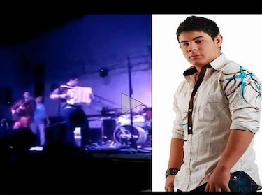 Video: Disparan a cantante mexicano en pleno concierto por piropear a mujer