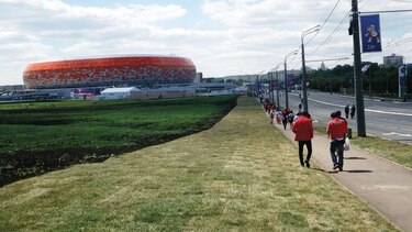 Saransk, lista para apoyar a Panamá