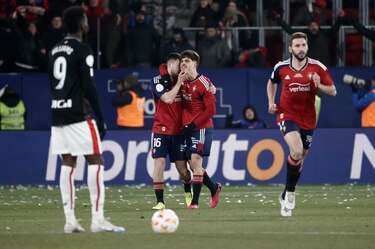 Osasuna supera al Athletic y toma ventaja en la Copa del Rey