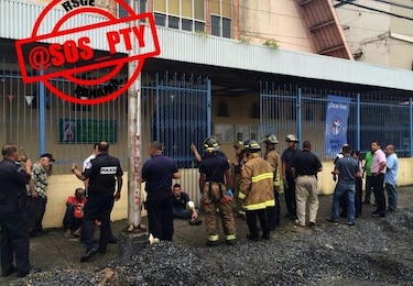 Siete heridos tras caída de losa en iglesia ubicada en Avenida México
