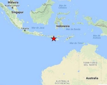 Sismo de magnitud 6.2 sacude el este de Indonesia