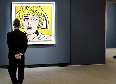 Telas de Modigliani y Lichtenstein subastadas en sumas récord