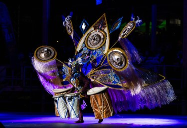 Un gran desfile de fantasía cierra el famoso carnaval de Trinidad y Tobago