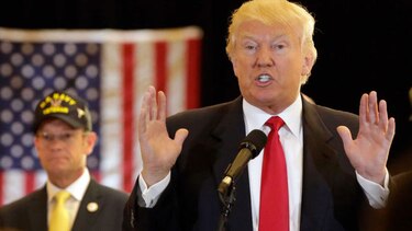Trump dice a dónde se fue el dinero recaudado para veteranos