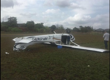 Cae avioneta en Calzada Larga, Panamá; piloto y copiloto con heridas leves