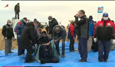 Equipo rusoestadounidense de la Estación Espacial Internacional regresa a la Tierra