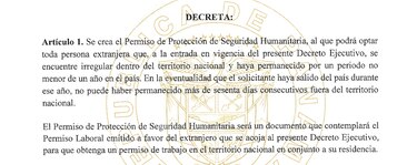 Panamá crea un permiso de protección ‘humanitaria’ que permite a los migrantes irregulares permanecer hasta por 8 años