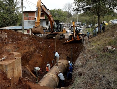 El agua regresa de forma paulatina a La Chorrera
