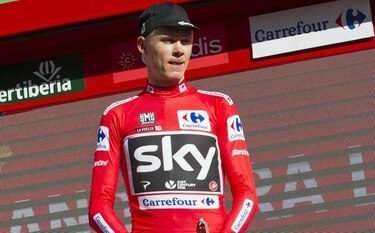 Chris Froome toma el liderato en la Vuelta a España