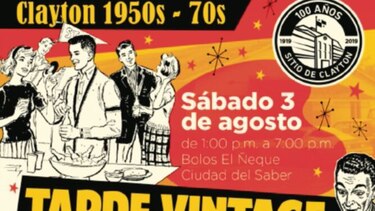 Tarde familiar con temática retro
