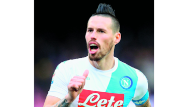 Hamsik se acerca al récord de Maradona