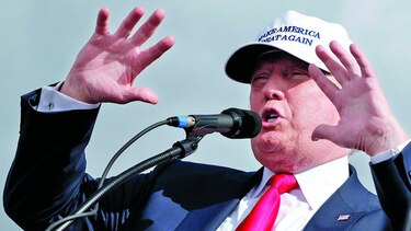 Trump cavila sobre una eventual derrota electoral
