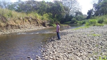 Mida confirma un rápido descenso de los caudales en ríos de Los Santos 