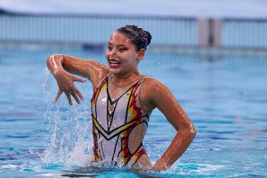 Brillaron en el Argentina Open Artistic Swimming