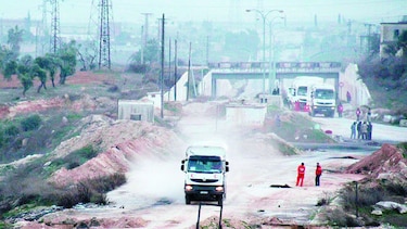 Atacan 18 camiones con ayuda humanitaria