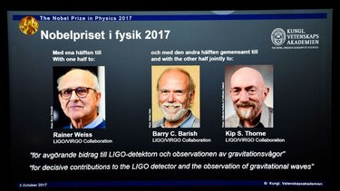 El Nobel de Física premia a científicos que confirmaron la teoría de Albert Einstein